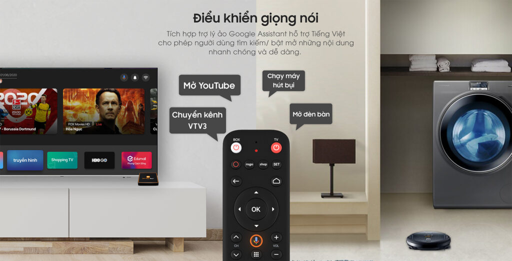 fpt play box điều khiển giọng nói
